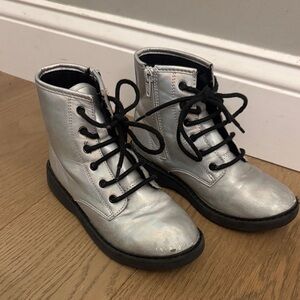 The Children's Place Metallic Silver Kids' Boots